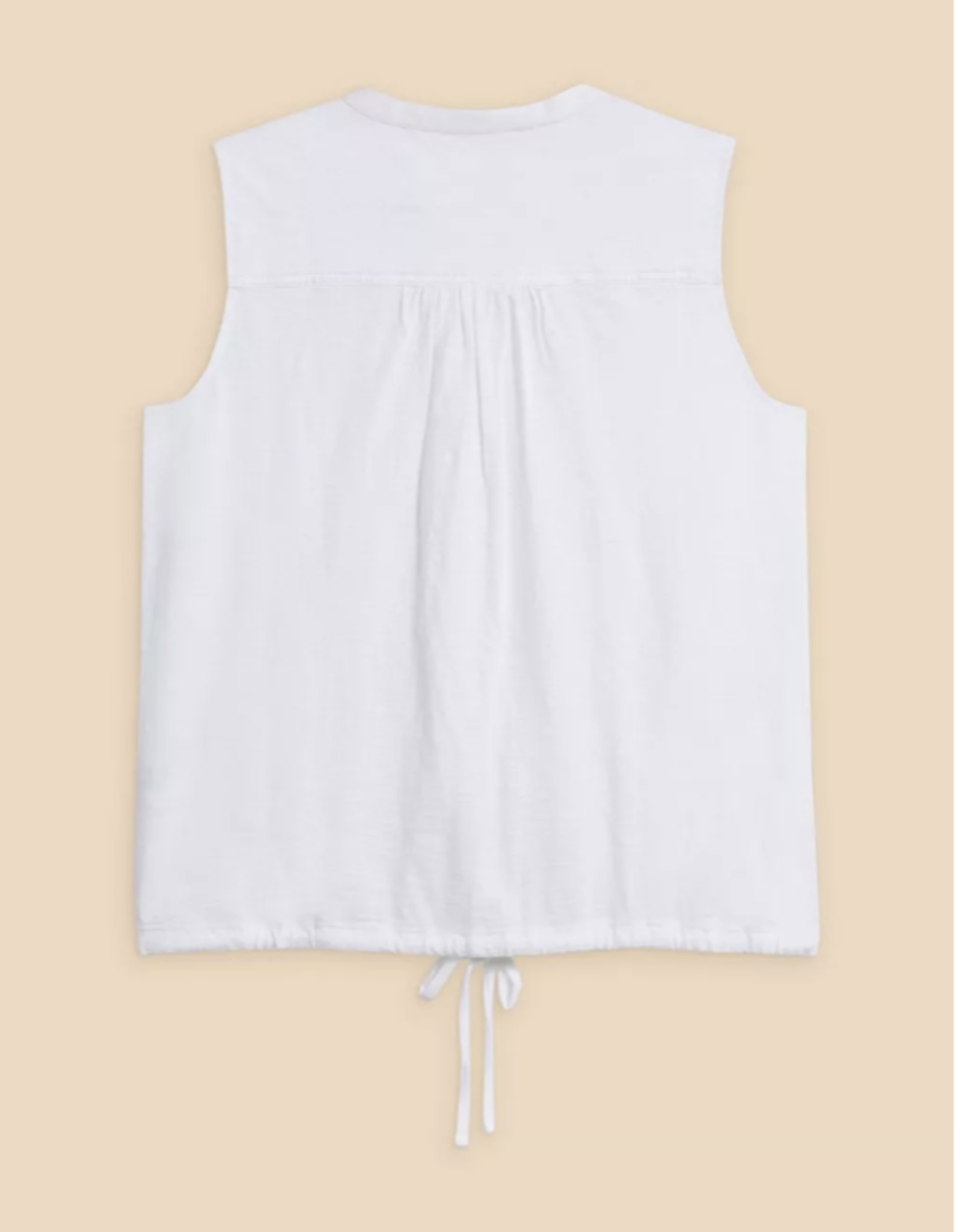 White Stuff White Stuff - SS24 Tulip Jersey Sleeveless Shirt