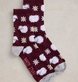 White Stuff White Stuff - Fluffy Sheep Ankle Sock FW24