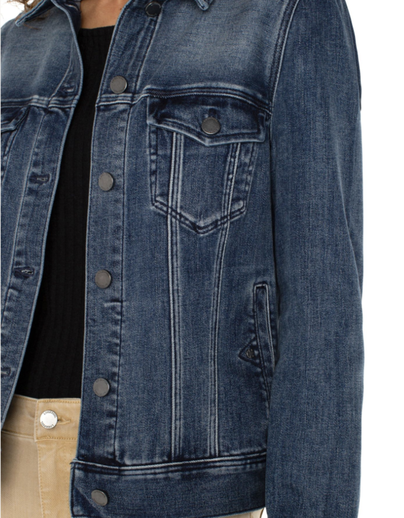 Liverpool Liverpool- LM1004F97 classic jean jacket FW24