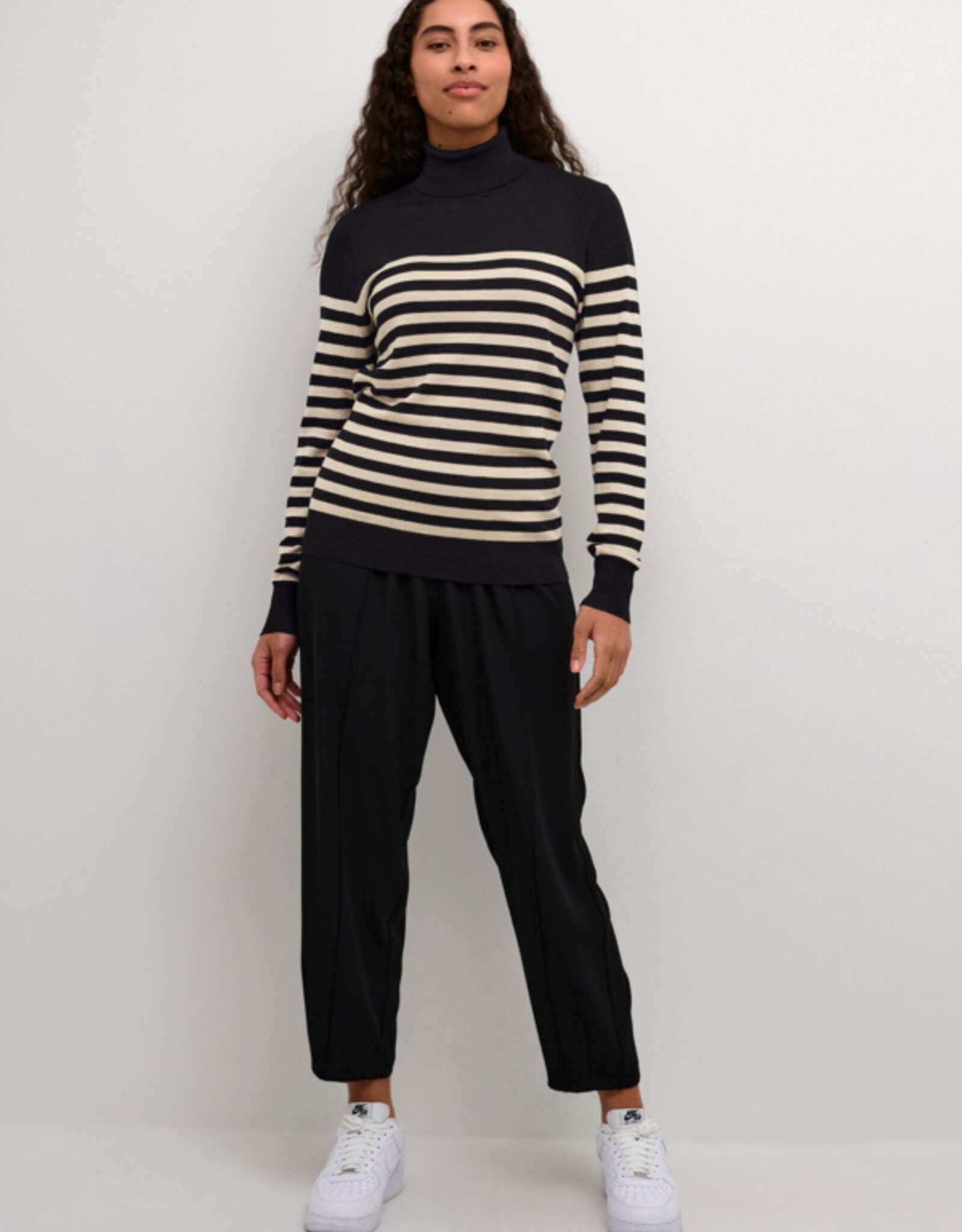 Kaffé Kaffé- Kalizza striped Roll neck FW24