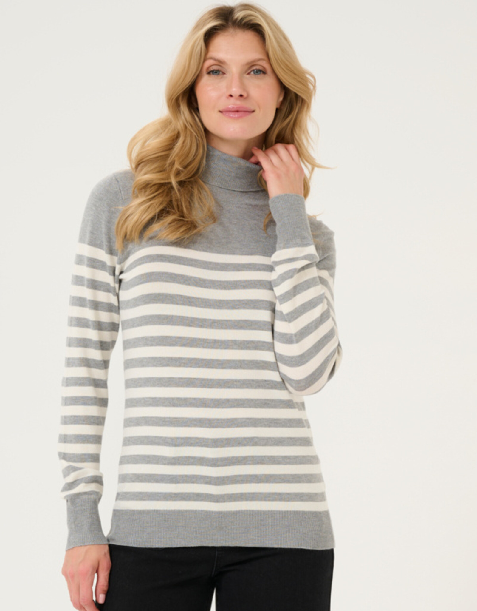 Kaffé Kaffé- Kalizza striped Roll neck FW24