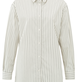 Yaya 01201105 Striped relaxed blouse FW24