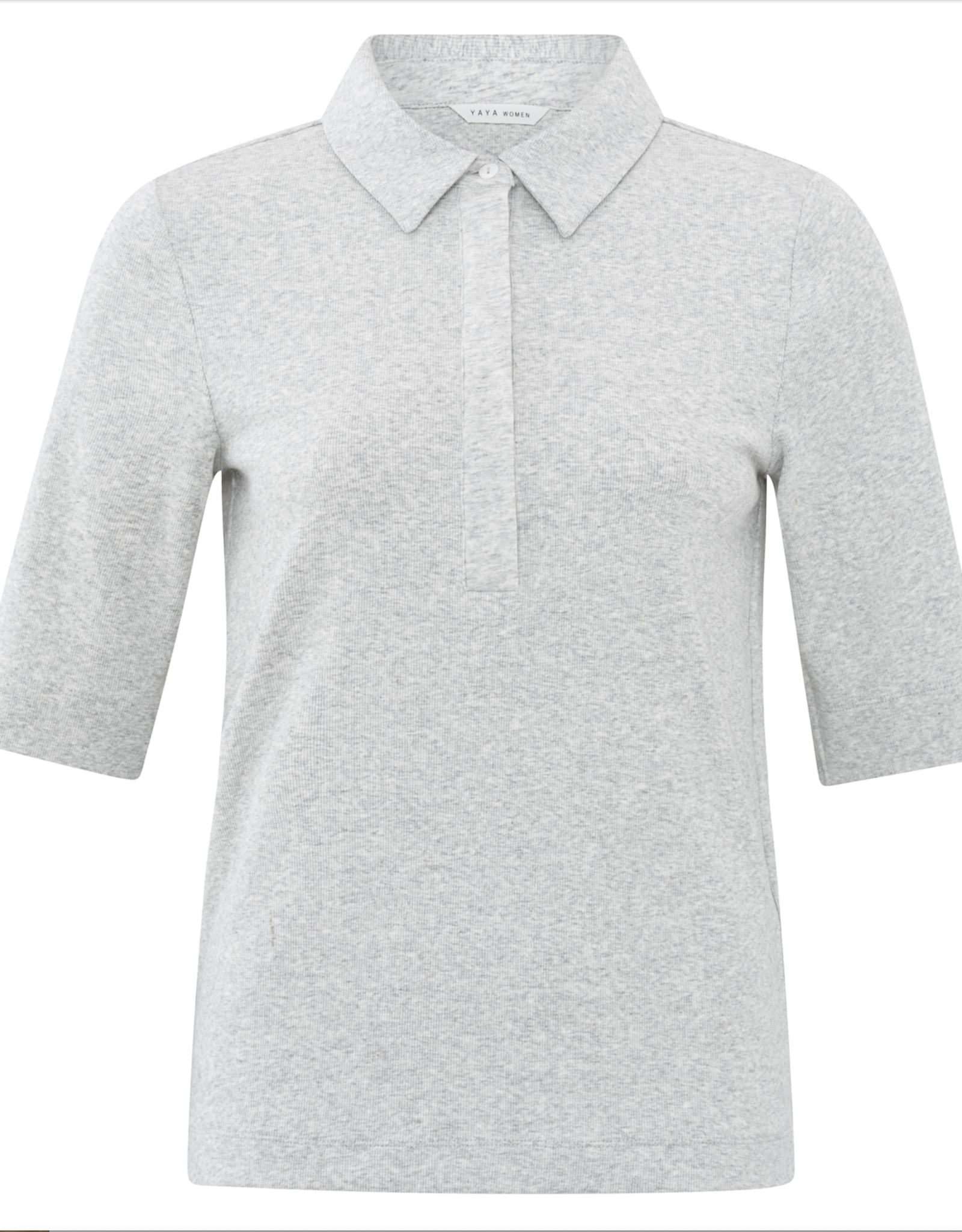 Yaya Yaya- 01709156 Fine rib jersey polo FW24