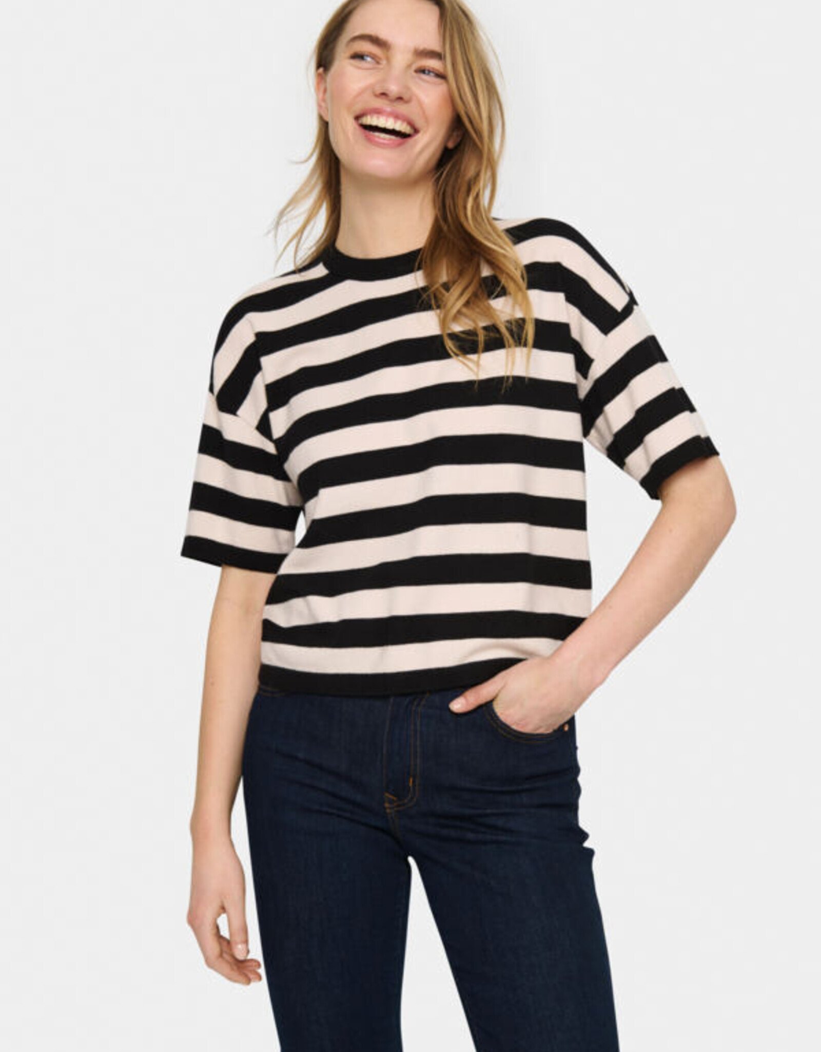 Saint-Tropez Saint-Tropez- FikamSZ Striped Pullover FW24