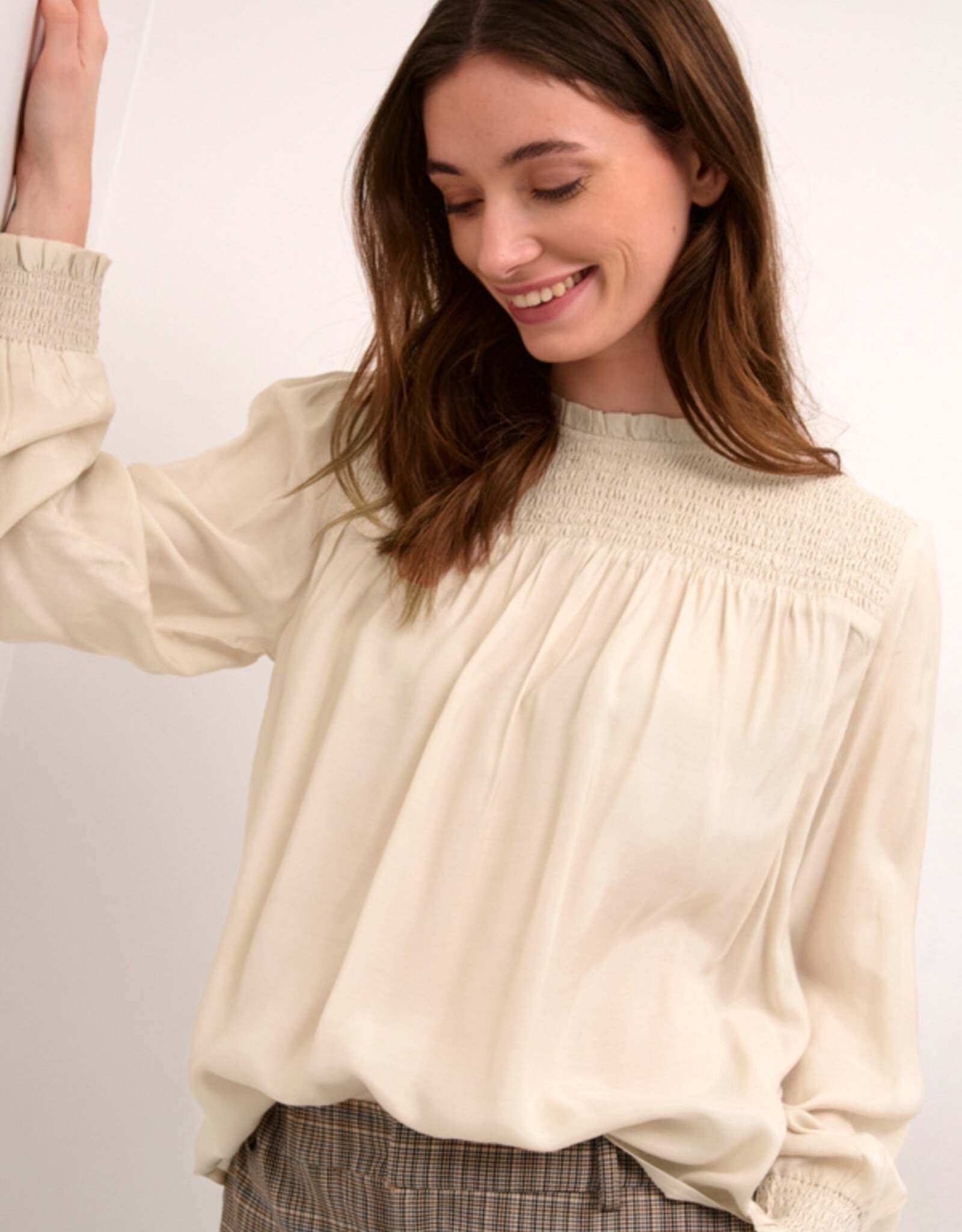 Cream Cream-CRRinni Smockblouse FW24