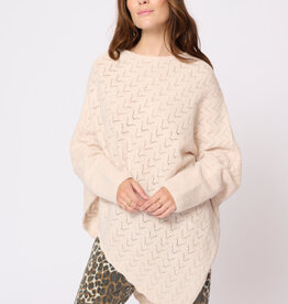 Cream Cream- CRHoliday Knit Poncho SS25