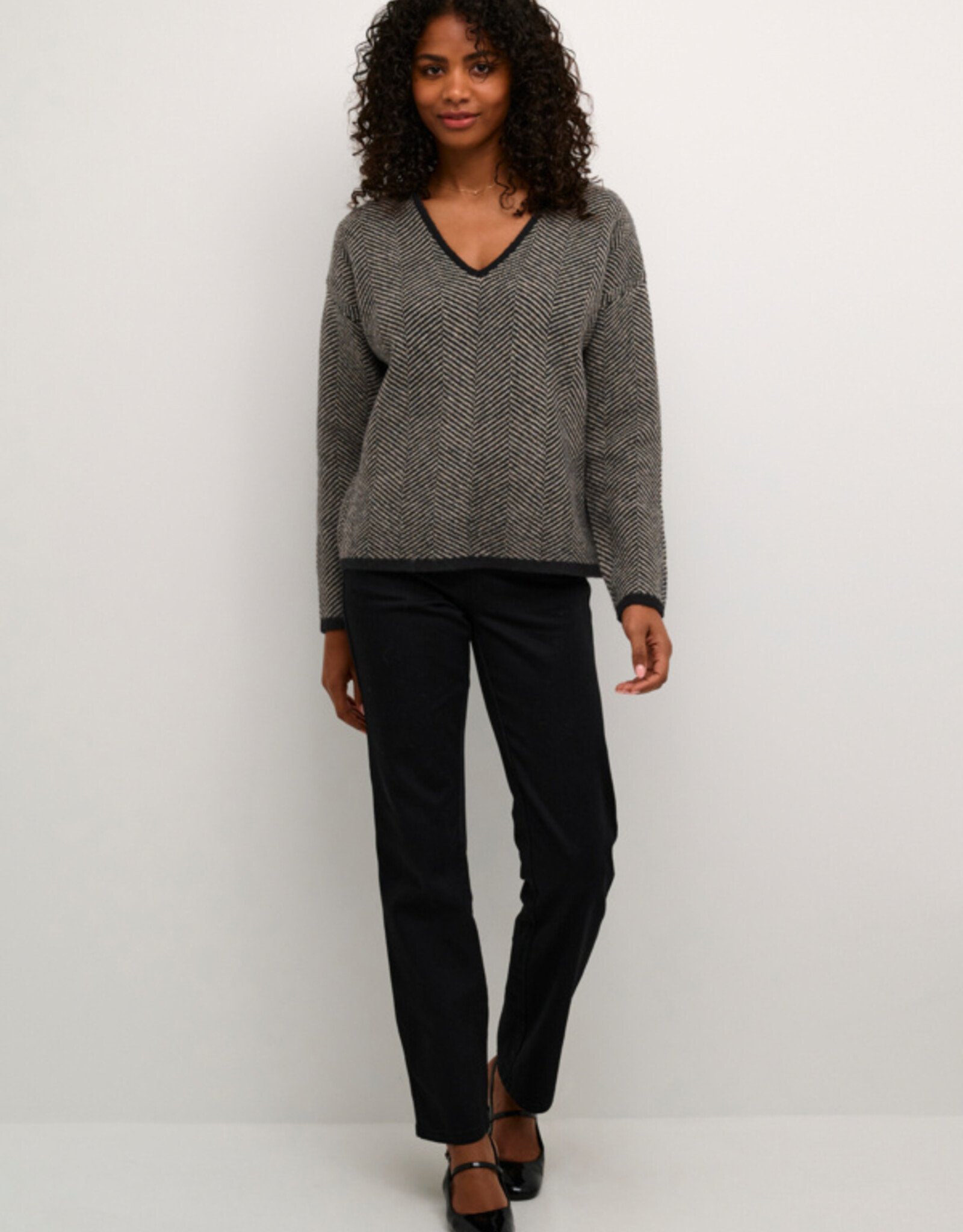 Kaffé Kaffé- Kaverana V-neck Pullover FW24