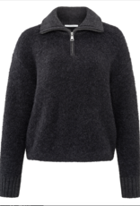 Yaya Yaya-01000389 Women's  boucle sweater FW24