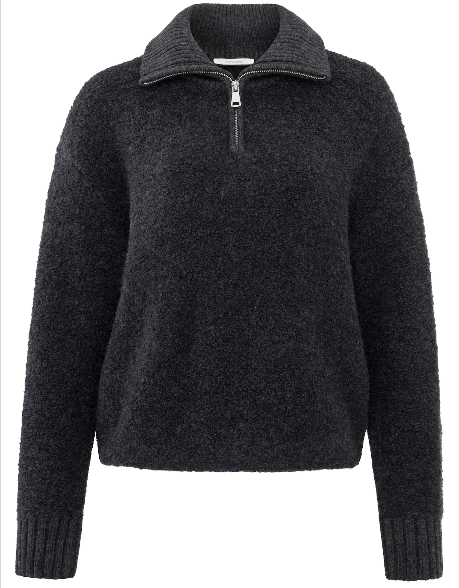 Yaya Yaya-01000389 Women's  boucle sweater FW24