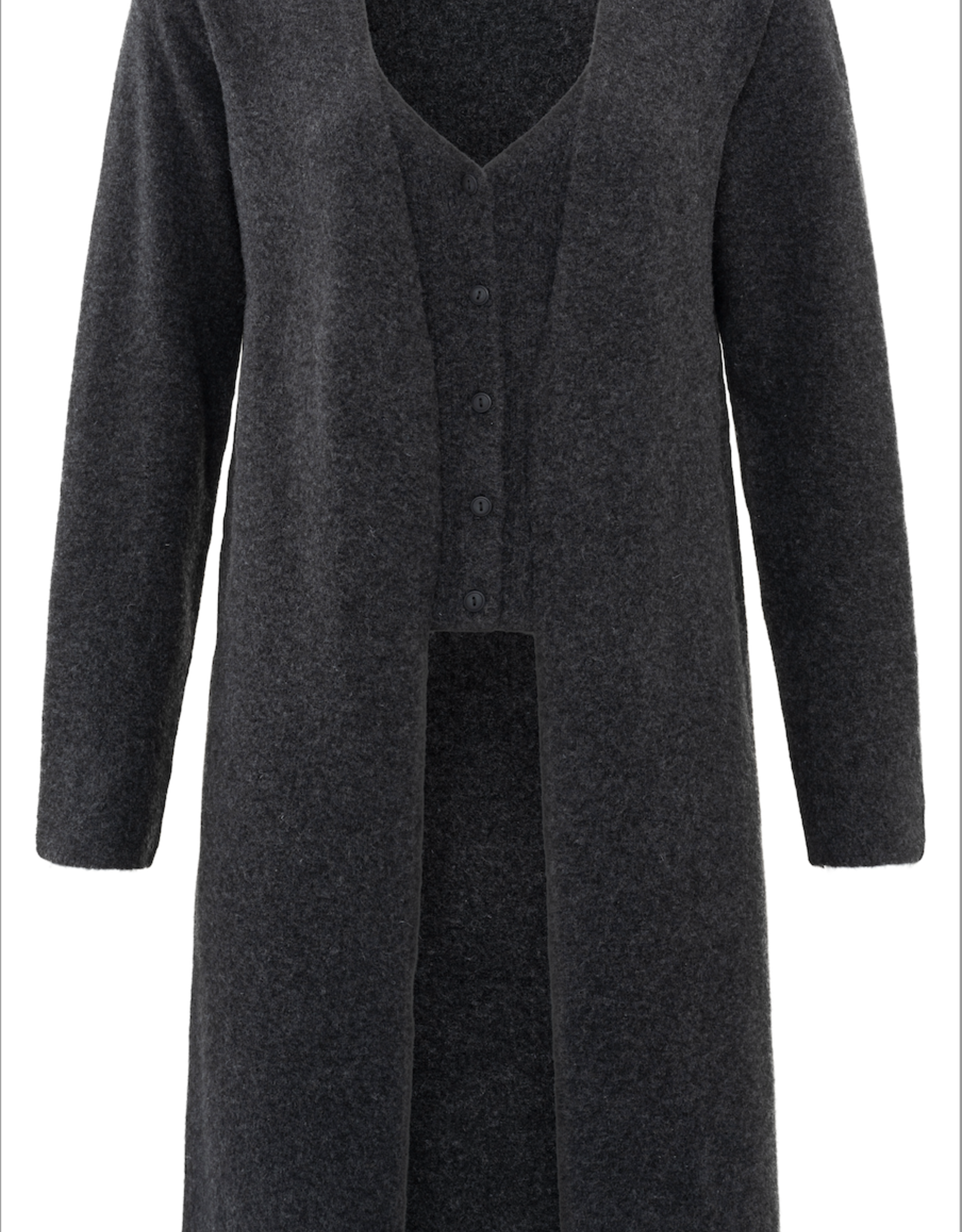 Yaya Yaya- 01010072 Long cardigan avec gilet FW24