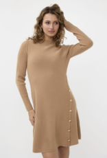 Esqualo Esqualo-07512  rib dress FW24