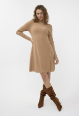 Esqualo Esqualo-07512  rib dress FW24