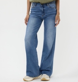 Esqualo Esqualo-12501 Jeans jambes larges femme FW24