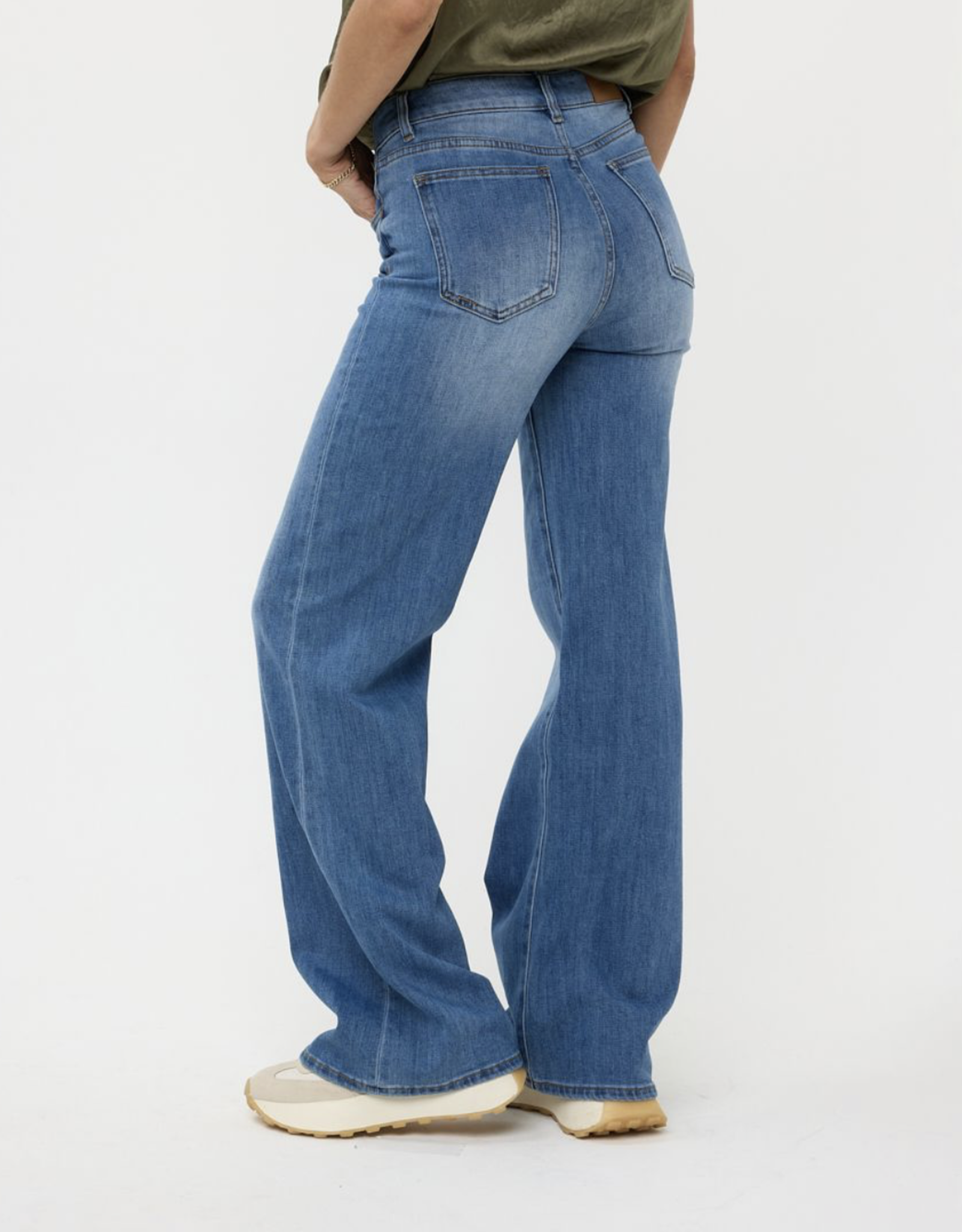 Esqualo Esqualo-12501 Jeans jambes larges femme FW24