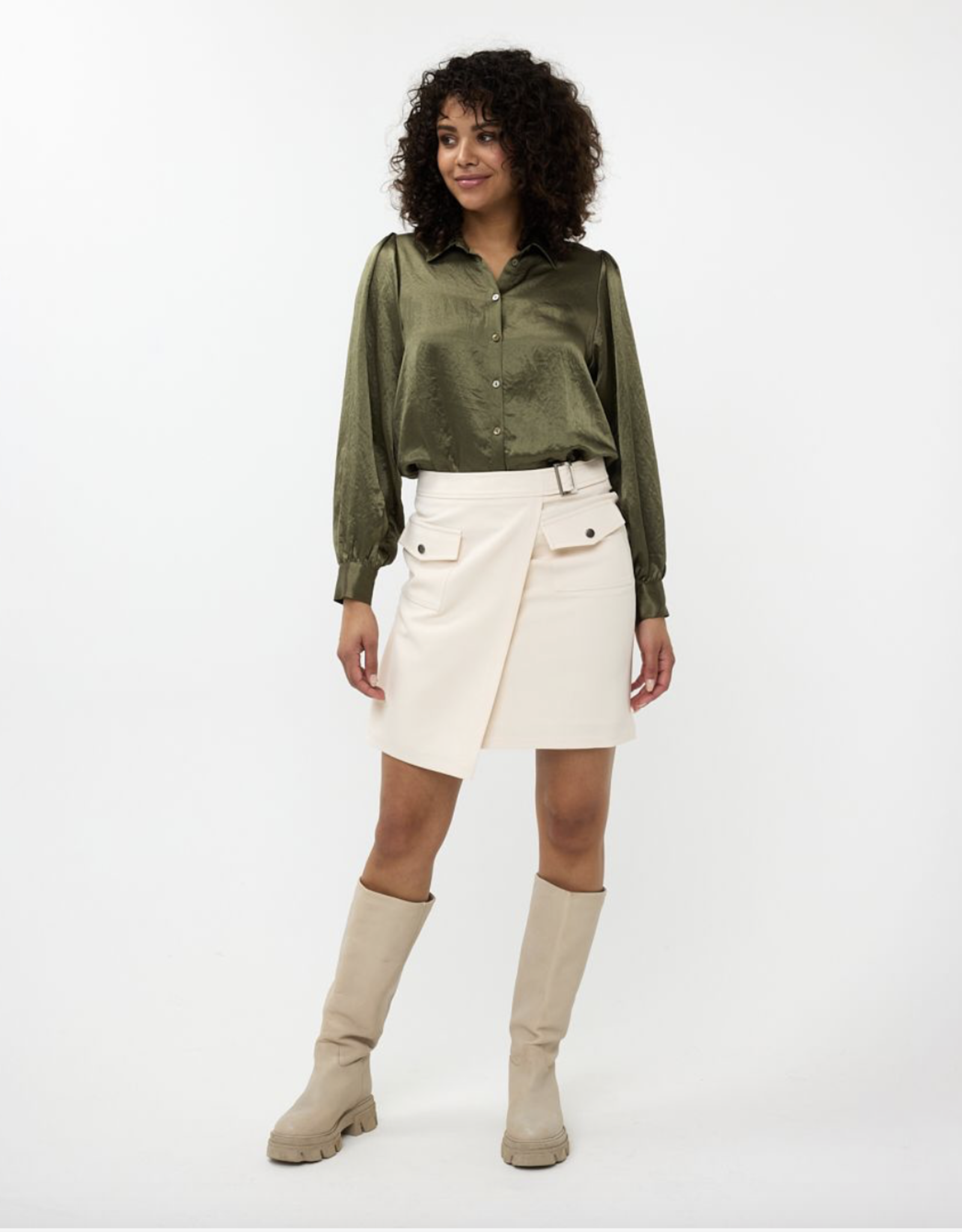 Esqualo Esqualo- 10551 Jupe overlap pocket SS25