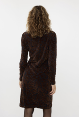 Esqualo Esqualo- 05525 Dress velvet leopard FW24