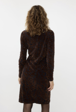 Esqualo Esqualo- 05525 Robe velvet leopard FW24