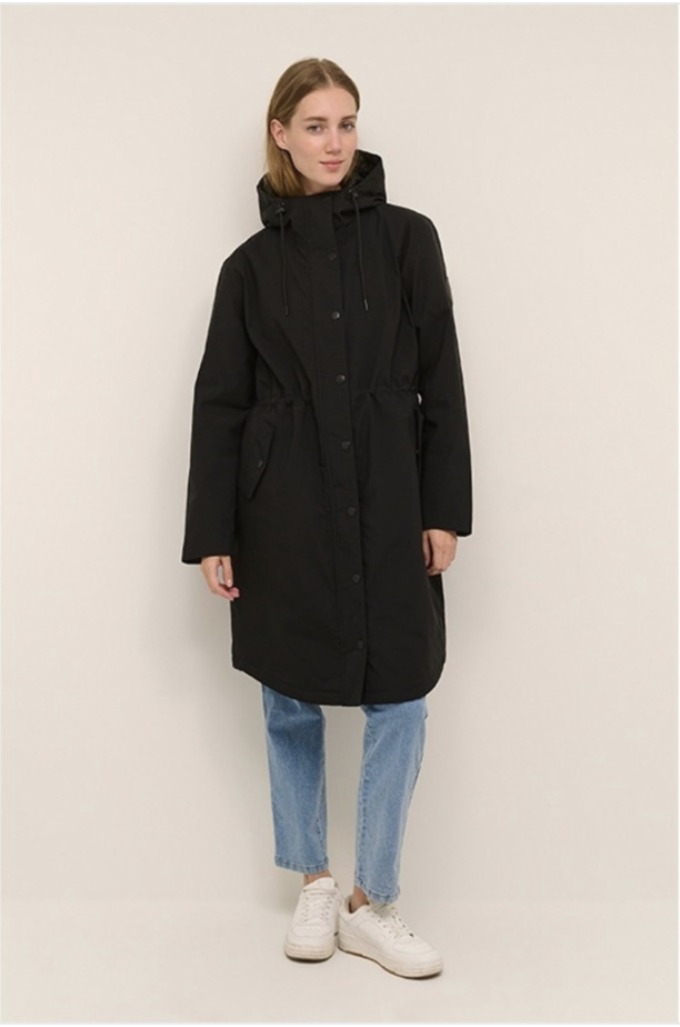 Kaffé - Kasina Long Coat Pointe Claire West Island FW24 Kaffé - Kasina Long Coat Pointe Claire West Island FW24