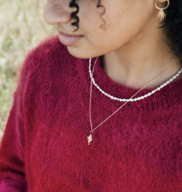Flora Ciccarelli Flora Ciccarelli- 221-201  15" freshwater pearl necklace and  gold-filled beads