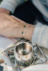 Flora Ciccarelli Flora Ciccarelli- 219-002  6" gold-filled bracelet with large rectangular chain