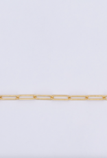Flora Ciccarelli Flora Ciccarelli- 219-002  6" gold-filled bracelet with large rectangular chain
