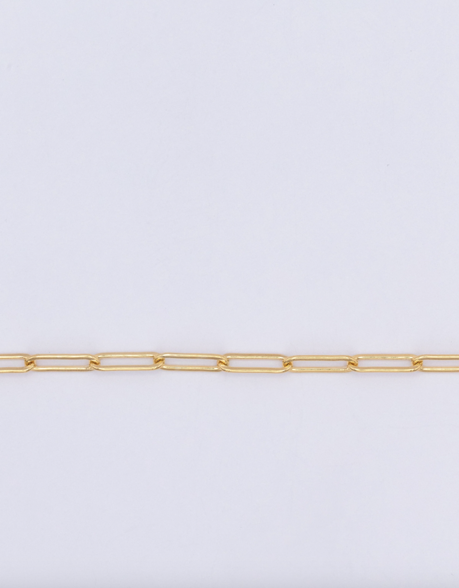 Flora Ciccarelli Flora Ciccarelli- 219-002  6" gold-filled bracelet with large rectangular chain