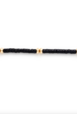 Flora Ciccarelli Flora Ciccarelli- 24A-001 Bracelet 6" pierres goldstone bleu