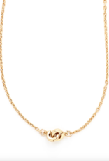 Flora Ciccarelli Flora Ciccarelli- 24A-204 Collier 18" chaîne rectangulaire attache ronde