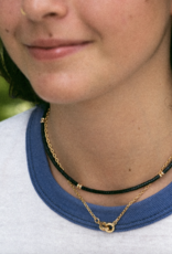 Flora Ciccarelli Flora Ciccarelli- 24A-204 C 18" Rounded rectangle gold-filled chain necklace
