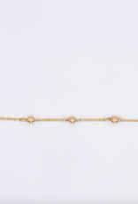 Flora Ciccarelli Flora Ciccarelli- 221-003 Bracelet 6" billes or rempli