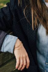 Flora Ciccarelli Flora Ciccarelli- 221-003 Bracelet 6" billes or rempli