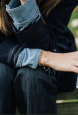 Flora Ciccarelli Flora Ciccarelli- 221-003 Bracelet 6" billes or rempli