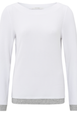 Yaya Yaya-01709255 - Faux Double Layer Top with Boatneck