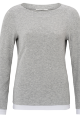 Yaya Yaya-01709255 - Faux Double Layer Top with Boatneck