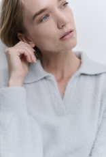 Yaya Yaya-01000429 - Fluffy Polo Sweater SS25