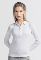 Yaya Yaya-01709256 - Fine Rib Jersey Polo manches longues SS25