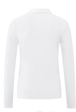 Yaya Yaya-01709256 - Fine Rib Jersey Polo manches longues SS25