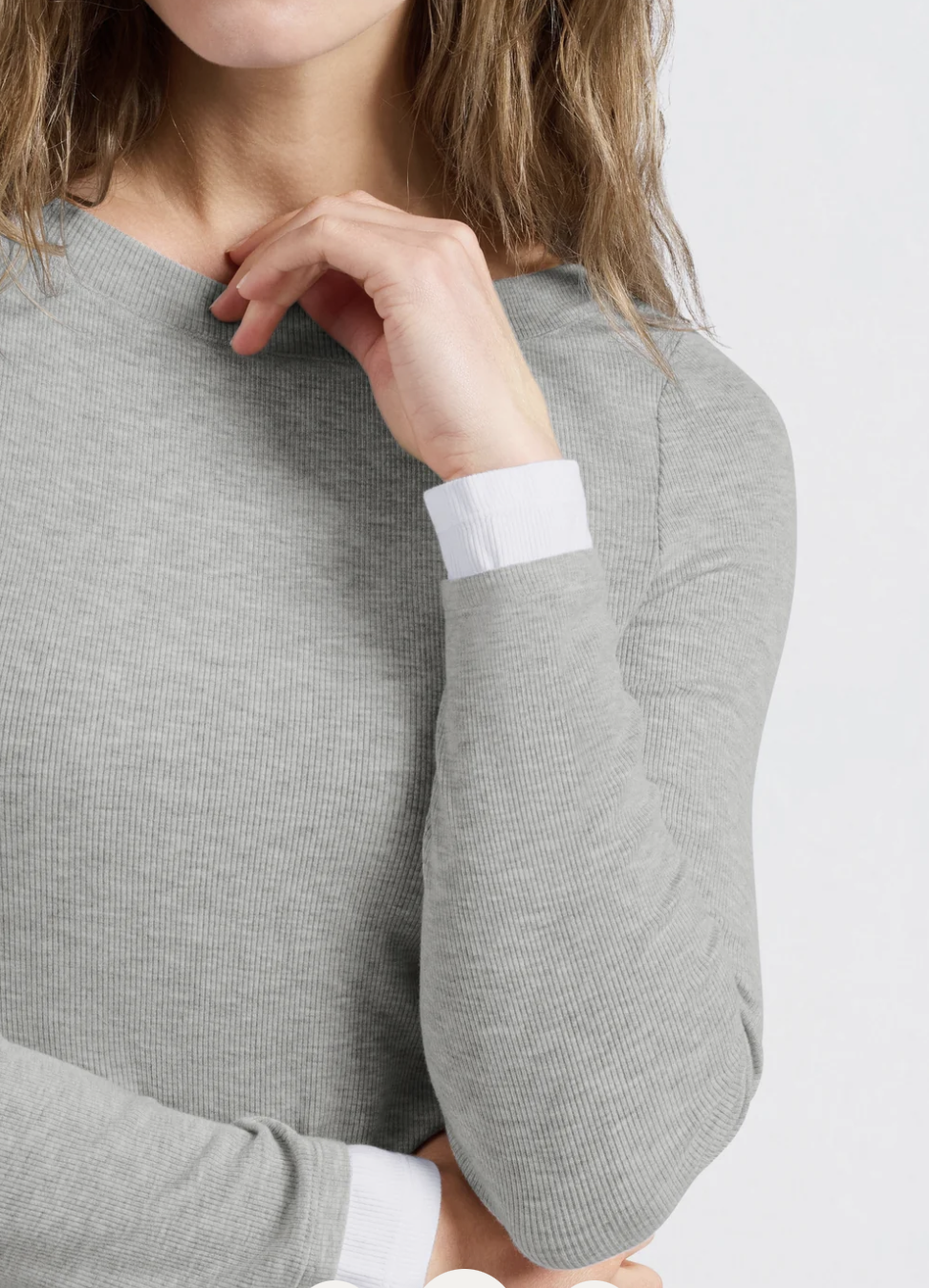 Yaya Yaya-01709255 - Faux Double Layer Top with Boatneck