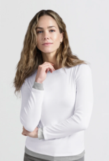 Yaya Yaya-01709255 - Faux Double Layer Top with Boatneck
