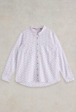 White Stuff White Stuff- 442783 Sophie Organic cotton Shirt ivory multi SS25