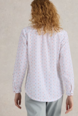 White Stuff White Stuff- 442783 Sophie Organic cotton Shirt ivory multi SS25