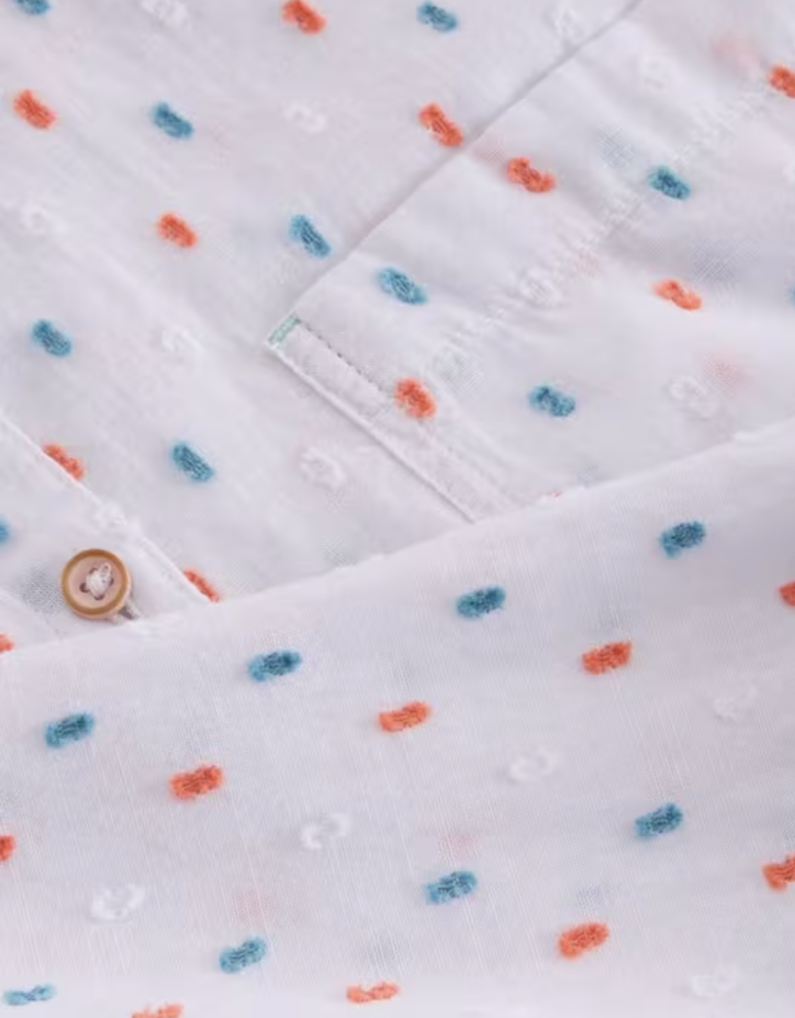 White Stuff White Stuff- 442783 Sophie Organic cotton Shirt ivory multi SS25