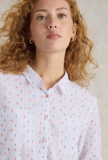 White Stuff White Stuff- 442783 Sophie Organic cotton Shirt ivory multi SS25