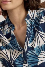 White Stuff White Stuff- 442977 Annie Jersey Shirt Blue Print SS25