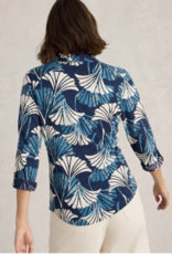 White Stuff White Stuff- 442977 Annie Jersey imprimé bleu SS25