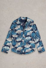 White Stuff White Stuff- 442977 Annie Jersey imprimé bleu SS25
