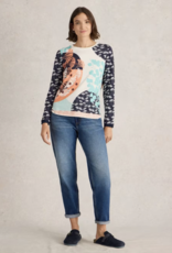 White Stuff White Stuff- 442989 Clara LS Tee Blue Print SS25