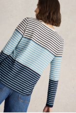 White Stuff White Stuff-443026 Clara LS Tee Blue Multi SS25