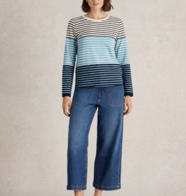 White Stuff White Stuff-443026 Clara LS Tee Blue Multi SS25