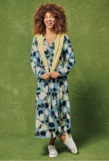 White Stuff White Stuff-442715 Megan Jersey robe imprimée bleue SS25